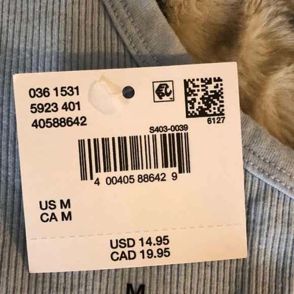 NWT baby blue Tank Top - Picture 3 of 7